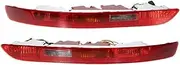 Car Rear Bumper Light Red Reflector Tail Light Turn Signal Brake Light for Q5 2009 2010 2011 2012 2013 2014 2015 2016 (Color : 1 Pair)