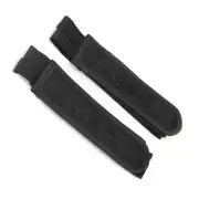 1 Pair New Fixed Gear Fixie BMX Bike Bicycle Double Pedal Toe Straps Black E