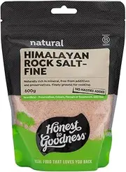 Honest to Goodness Himalayan Crystalline Fine Pink Salt 600 g