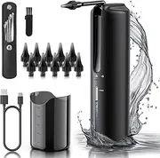 Ear Wax Removal 250ML Water Wax Remover with Replaceable Earplugs Rechargable Ear Cleaning Machine Safe & Effective Ear Cleaner Kit with 4 Modes Pressure Settings