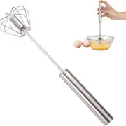 Whizzy Whisk Stainless Steel Semi Automatic Whisk Blender for Home -Versatile