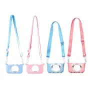 Cartoon Camera Bag Cover Soft Silicone Protective Case- with Adjustable Lanyard