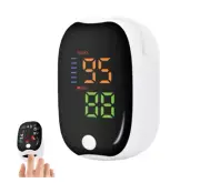 Non Invasive LED Blood Oxygen Meter,Upgraded Blood Oxygen Heart Rate Monitor