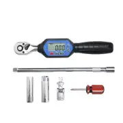 Digital Torque Wrench Set Electronic Drive Bike Repair Spanner Hand Tools Kits