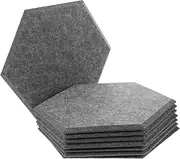 UPKOCH 8pcs Acoustic Sound Absorbing Panels Felt Sound Dampening Wall Panels Design Deep for Home Office and Noise Isolation
