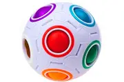 2-Pack Rainbow Ball Rubik's Cube Toy Puzzles, Fidget Toys, Educational Toys for Boys and Girls