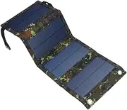Foldable Solar Panels - Foldable Solar Charger | 15W Solars Panel Charger with USB Output | Compact Sun-Powered Chargers, 6V Sun-Based Panel for Outdoor, Hiking, Camping and Picnic