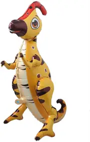 Catzon 3D Parasaurolophus Self-standing Dinosaur Balloon Birthday Party Baby Shower Decoration Inflatable Kit