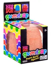 NeeDoh Gumdrop Stress Ball (Orange), 1ct