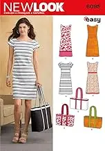 Newlook 6095 Misses' Dress Sewing Pattern, Size 10-12-14-16-18-20-22