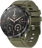 Fitwell Sports Watch Waterproof T30, Smart Watch with Calling Hi-Fi Speakers Loud Voice, Health Monitor, 1.6 HD Screen, Multi Sports Modes, Blood Oxygen Monitor, 600mAh Long Life Battery