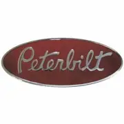 3.25 X 8 Inch Peterbilt Hood Logo Emblem