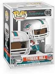 Epic Collectibles Pop Football: Dolphins - Tyreek Hill Vinyl Figure Included with Box Protector Compatible for Funko