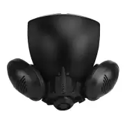 WoSporT Airsoft Cyberpunk Black Full Face Mask Cosplay Silica PC Antifog Lens