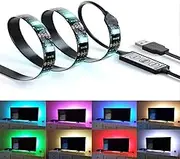 USB LED Strip Light RGB Colour Changing - TV PC Laptop (60cm)