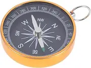 Abaodam Portable Pocket Compass Keychain Aluminum Alloy Outdoor Navigation Tool for Camping Hiking Travel Stylish Vintage Pendant Ornament Durable and Compact Design