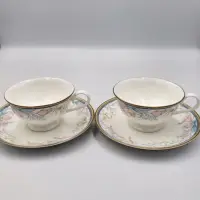 在飛比找蝦皮購物優惠-Narumi 日本製 骨瓷咖啡杯盤組2組