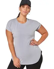 [Indigo Tonic] Lauren Longline Tee in Silver Marle