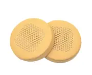 jsi 1 Pair Headphone Cushions Replaceable Noise-insulation Breathable Wireless Headphone Sleeves for JBL DUET BT-Yellow - Yellow