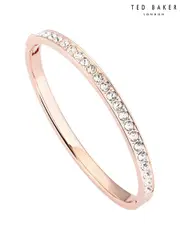Ted Baker Rose Gold Tone CLEMARA: Crystal Hinge Bangle (D09167) | $127