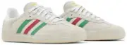 Mens Size US 12 Adidas Samba OG Crystal White Green Scarlet Trainers IG1826