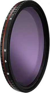 Freewell Threaded Hard Stop Variable ND Standard Day 2 to 5 Stops Filter, 67 mm Size