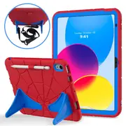 StylePro, iPad 10th and 11th generation Supershell, kids case with shoulder strap, 2022/2025 model, red