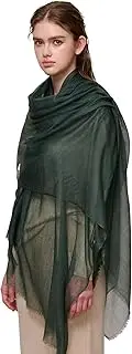 [NUOHEMULE] Featherlight Scarf Cashmere for Women Lightweight Shawl and Travel Wraps, Super Large (230 * 100cm) Pashmina