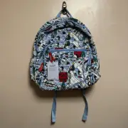 Vera Bradley Peanuts Ski Slope Snoopy Campus Backpack Bag Holiday Winter NEW