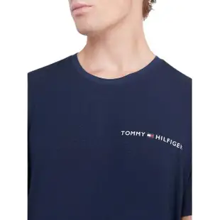 【Tommy Hilfiger】TOMMY HILFIGER 男士必備 奢華彈力T恤 休閒健身短袖上衣 圓領衫素T(美國進口 單件袋裝)