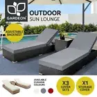 Gardeon Sun Lounge Outdoor Wicker Lounger Day Bed Cushion Patio Furniture Pool