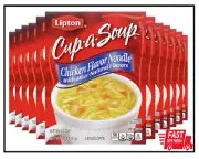 12-Pk Lipton Cup-a-Soup Instant Soup For a Warm Cup of Soup Chicken Noodle 4 ct