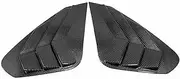 Compatible For Toyota RAV4 2019-2023 ABS Chrome Rear Triangle Window Louvers Vent Cover Shutters Trims Frame Garnish Car-Styling Accessorie(Carbon Fibre 2pcs)