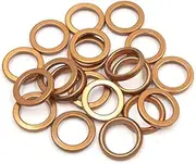 XYWHPGV 20Pcs 30mm OD Metal Motorcycle Exhaust Pipe Muffler Flange Gasket for GY6 125cc(33652 9c440 04d35 c96b8 69255 90f05