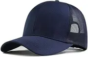 [Yizhichu19900502] XXL 62-65cm Oversize Mesh Trucker Baseball Cap,Breathable Quick Dry Running Hat