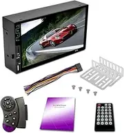 Daseeme 7" 2 Din HD BT Car MP5 Player Stereo Audio RDS AM FM Radio Tuner Steering Wheel Remote Control
