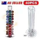 40 Pods Capsules Coffee Pod Holder Rack Storage Organizer Stand Fits Nespresso