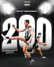Afl football Collingwood magpies champion team player poster,bargain,1