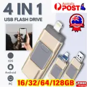 Phoxfer Backup Stick,Photo Stick USB Memory Phone Flash Drive,4 in 1 USB Type C