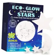 Glow in The Dark Stars for Ceiling - Stars from Recycled Materials 220 pcs