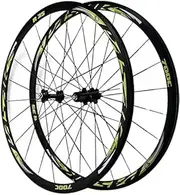 [ZECHAO] 700C Double Walled Road Bike Rim,Front and Rear Wheelset Quick Release Bicycle Wheel V Brake/C Brake for 7/8/9/10/11/12 Speed Wheelset