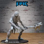 Ithaqua Wendigo C by Epic Miniatures RPG D&D Pathfinder 3D Print