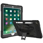 Rugged Protective Case With Handle For iPad 10.2" 7/8/9th Generations - Black