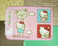 在飛比找樂天市場購物網優惠-【震撼精品百貨】Hello Kitty 凱蒂貓 地墊 小熊圖