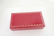 Authentic Must De Cartier Eyeglass Empty Box Only 701 Red & Gold New