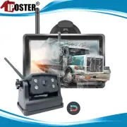 Digital Wireless 5" Monitor IR Magnetic Backup Camera For Caravan Truck Reverse
