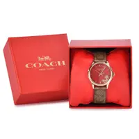 在飛比找蝦皮商城優惠-COACH龍年限定Ruby經典C紋時尚手錶(32mm)(咖啡