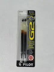 Pilot G2 Retractable Gel Ink Refills 77240 Black-2 Fine Point .7mm