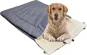 Dog Sleeping Bag | Dog Bed Mat with Pillow,Packable Portable Pet Supplies for Camping Hiking Backpacking, Indoor Outdoor Use