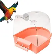 Générique Bird Bath, Parrot Bath, Bath Tub Shower Box for Locks for Bath Cage for Parrots Bathroom Box
